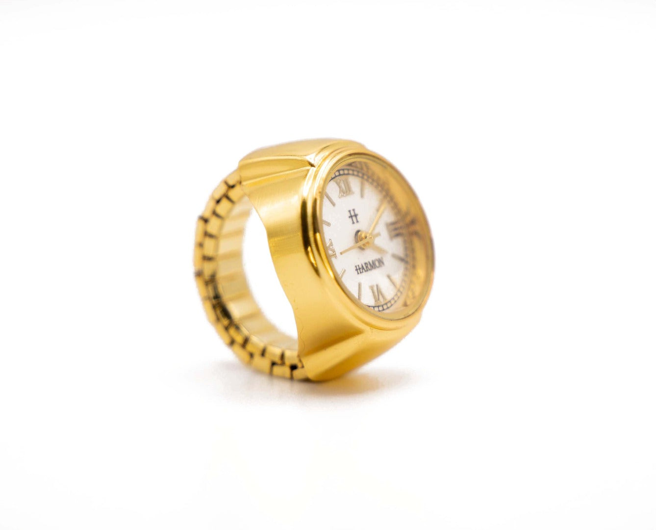 Gold on sale ring watch