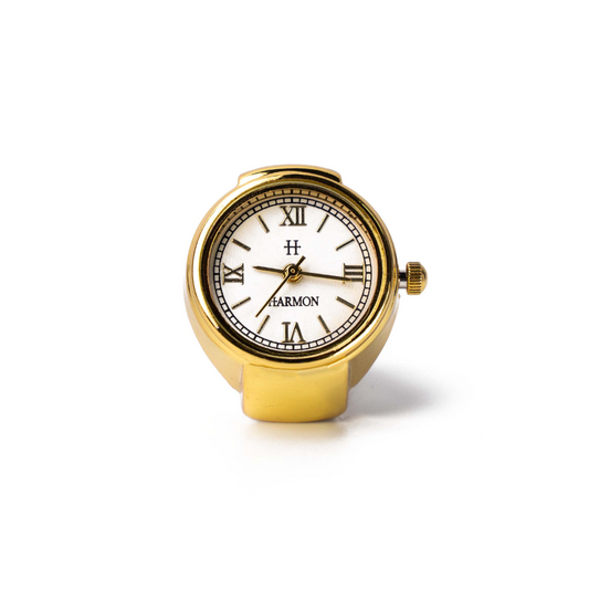 Gold ring watch by Harmon Watch Co.